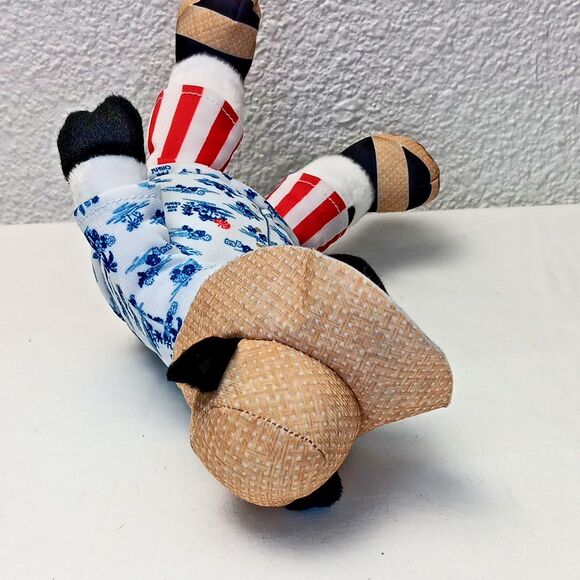 Chick-fil-A Summer 2025 Plush Cow Doll Toy Blue Tropical Island Shirt Cabana 7" - Picture 6 of 10
